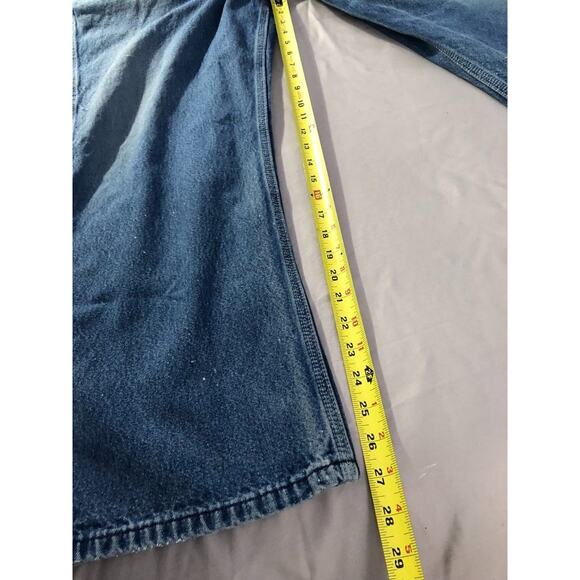 VTG Carhartt R07 DST Denim Overalls Bib Mens Size 40x30 Workwear Chore Gorpcore - Picture 9 of 13